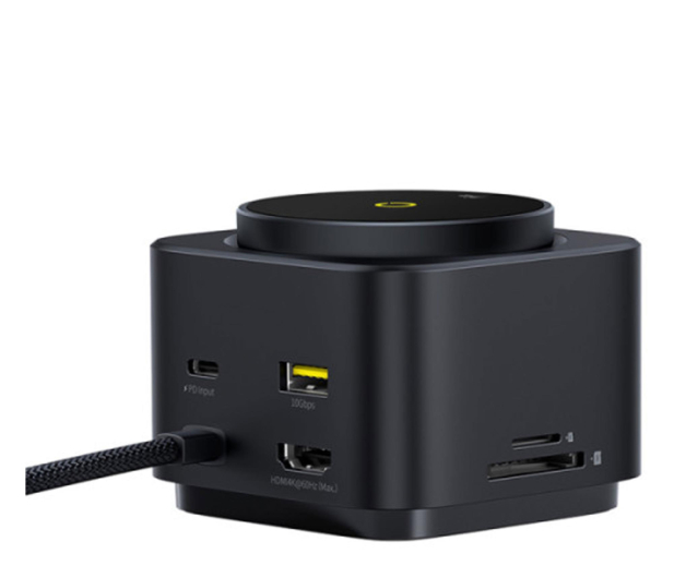 Baseus Hub USB-C 7w1 MagPro Series II z ładowarką MagSafe 15W - 1502017 - zdjęcie 3
